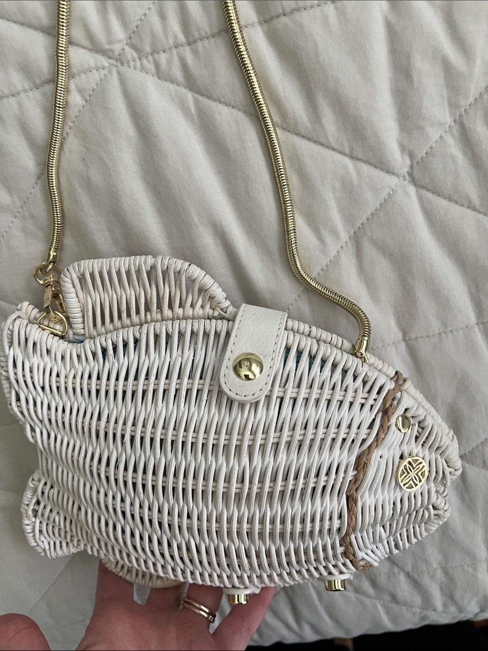 Lilly Pulitzer Fish Crossbody Bag unworn - Picture 11 of 16